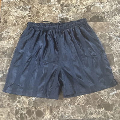 Vintage 90's y2k Max Deco Boxer Shorts Shiny Metallic Black Glam Men's XL Sexy