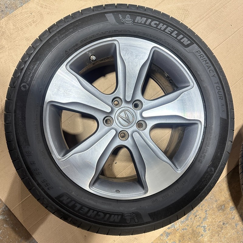 Used Acura MDX Wheel Rim Tire 18X8J 245/60R18 6/32" 18*8J Michelin 1PCS 2014-2016 OEM