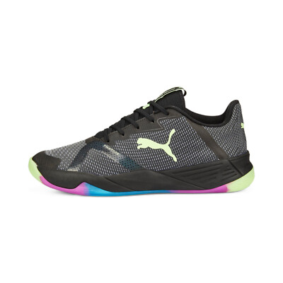 PUMA Accelerate Turbo Nitro II  Indoorschuhe   Handball  Schwarz NEU