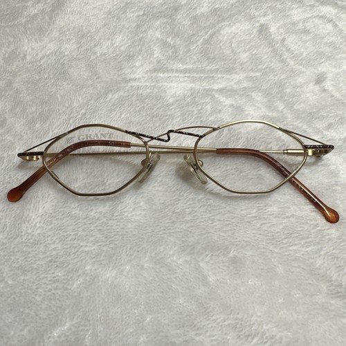 Vintage Grant 1129 Eyeglasses 50-18 Multicolor Gold Tone