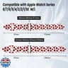 Cartoon Animal Ladybugs Watch Bands Compatible with Apple Watch 38mm 40mm 41mm for Women Men Silicone Wristbands Strap Replacement for IWatch Series SE 8 7 6 5 4 3 2 1