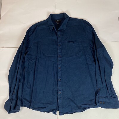 Marc Anthony Mens Button Up Shirt Size XL XLarge Long Sleeve Comfort Casual