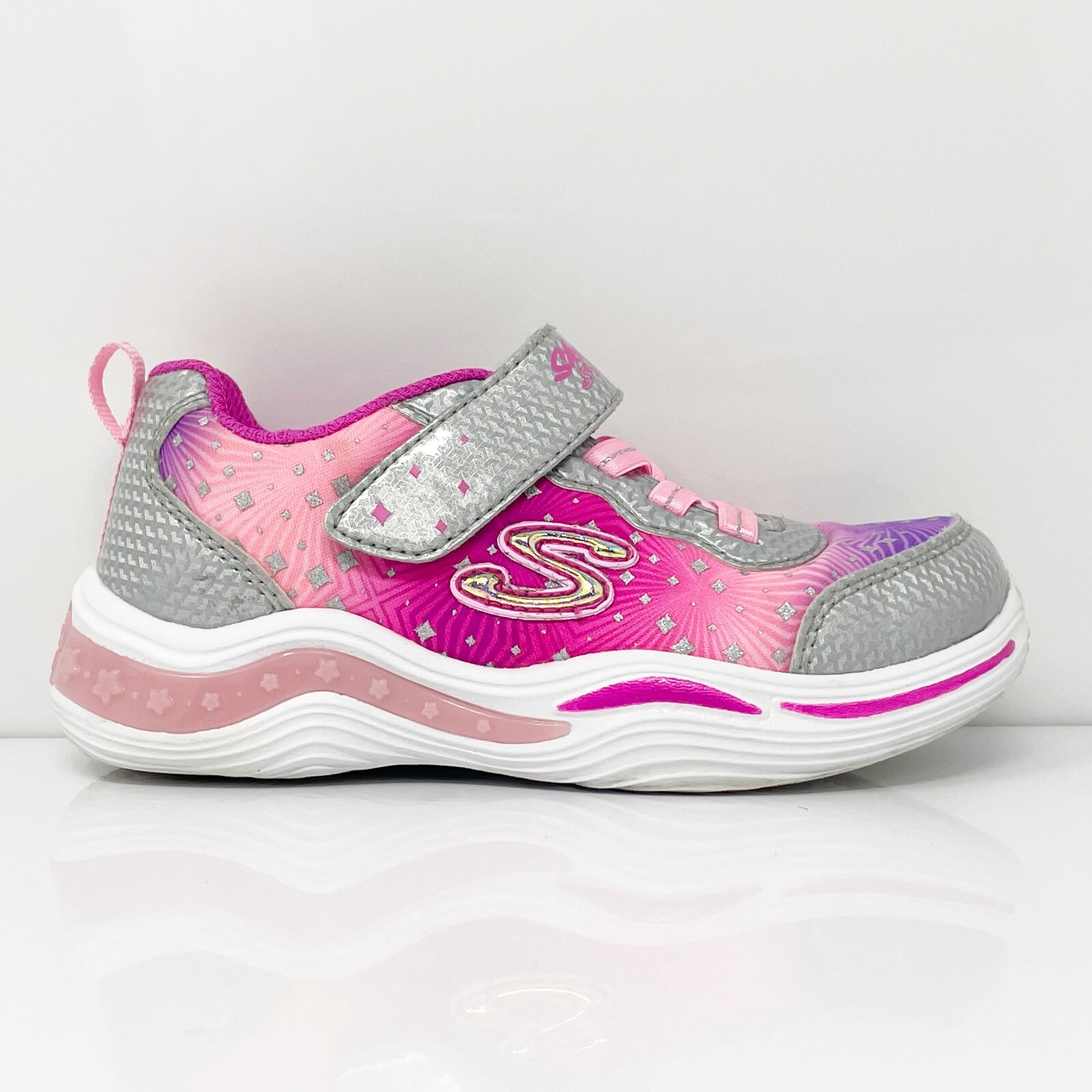 

Розовые кроссовки Skechers Girls Power Petals 20335N, размер 10, Розовый