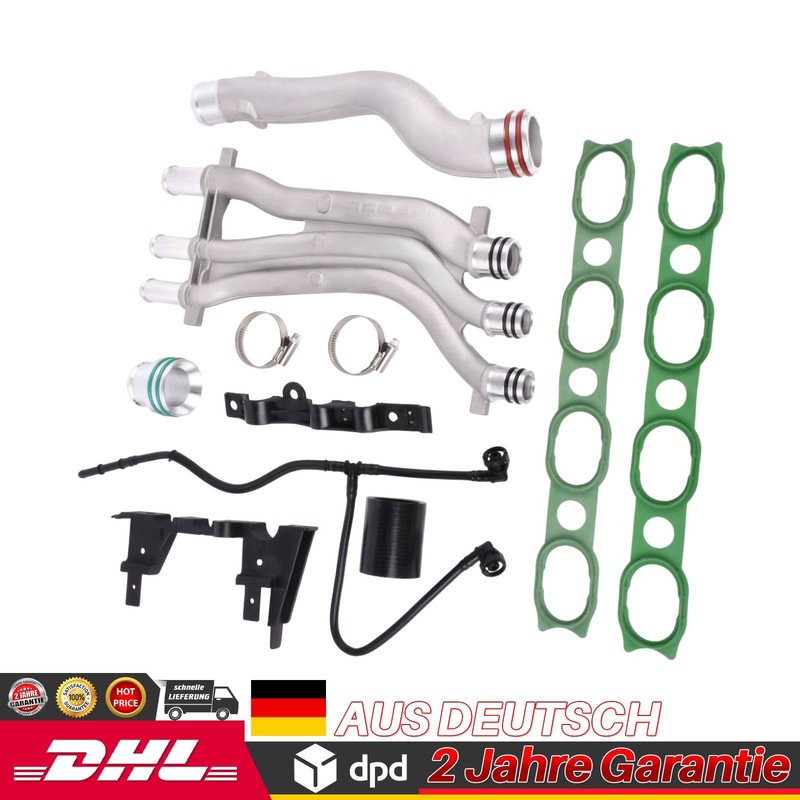 KÃ¼Hlmittel Rohr Reparaturset FÃ¼R Porsche Cayenne 4.5 2003-2006 94810605906 Neu