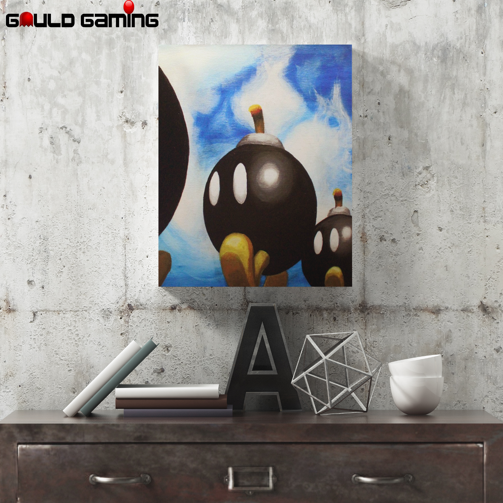 Bob-omb Battlefield Canvas Painting Wall Art Prints Decor Gifts Super Mario 64