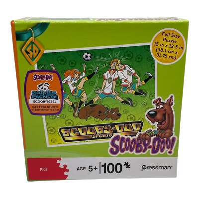 Scooby Doo Cartoon Network  Puzzle 100 Pc Pressman 2010  Brand Sealed