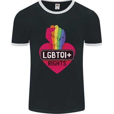 LGBTQI+ Rechte Gay Pride Awareness LGBT Herren Ringer T-Shirt FotL