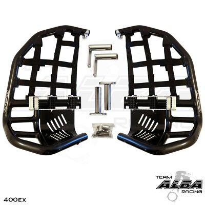 Honda TRX 400EX 400X  Nerf Bars  Pro Peg  Alba Racing  Black Black  211 T7 BB