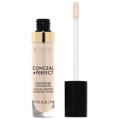 Milani Conceal + Perfect Longwear Liquid Concealer .17oz, 100 Pure Ivory