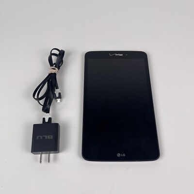 LG G Pad 8.3 Tablet 16GB Black Wi-Fi 4G LTE Unlocked Android VK810 Tested