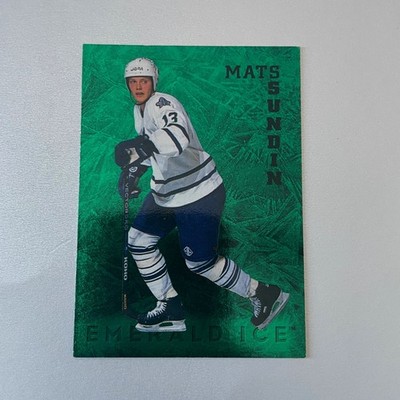 1995 Parkhurst International Hockey #201 Mats Sundin Emerald Ice