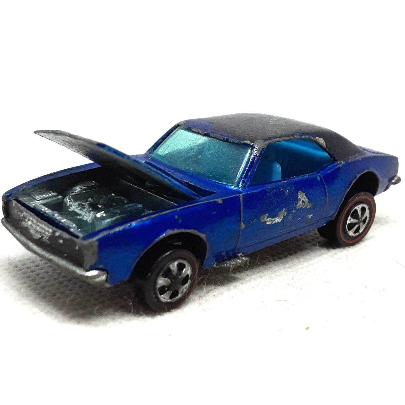 Hot Wheels Redline Custom Camaro Blue Blue Interior 1967/1968