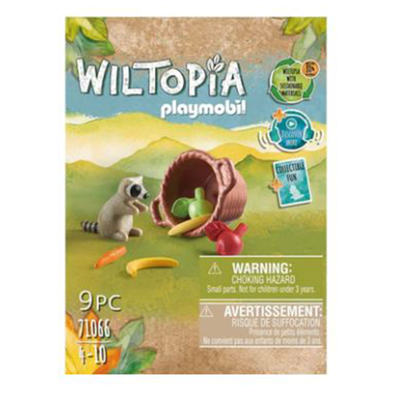 Конструктор для животных Playmobil Wiltopia Юный Енот 71066 НОВЫЙ В НАЛИЧИИ