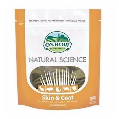 Oxbow Natural Science Small Animal Gerbil Hamster Skin Coat Supplement 60 count