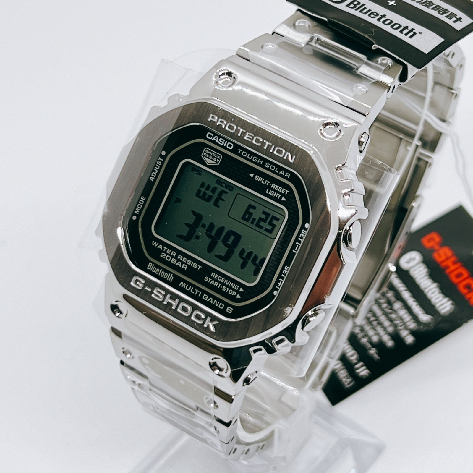 CASIO G-SHOCK GMW-B5000-1JF 美品【値下げOK】 Casio GMW-B5000D-1JF G-Shock Bluetooth Watch Men's Silver JP