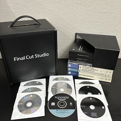 Apple Production Suite Final Cut Pro HD Motion DVD Studio Pro 4 Soundtrack