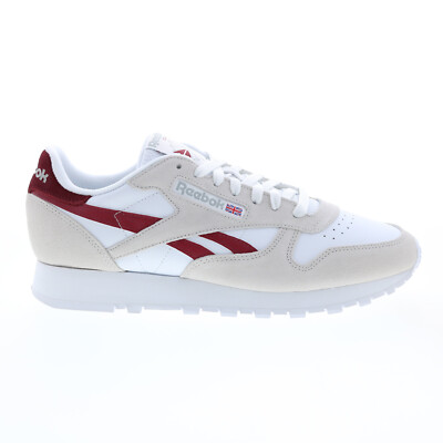 

Мужские белые замшевые кроссовки Reebok Classic Leather GY7301 Lifestyle, Белый, Reebok Classic Leather