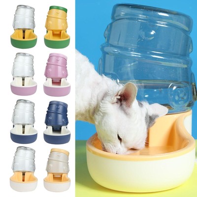 PP Pet Automatic Feeder Bowl Drinking Fountain for Dogs Cats Auto Feeding