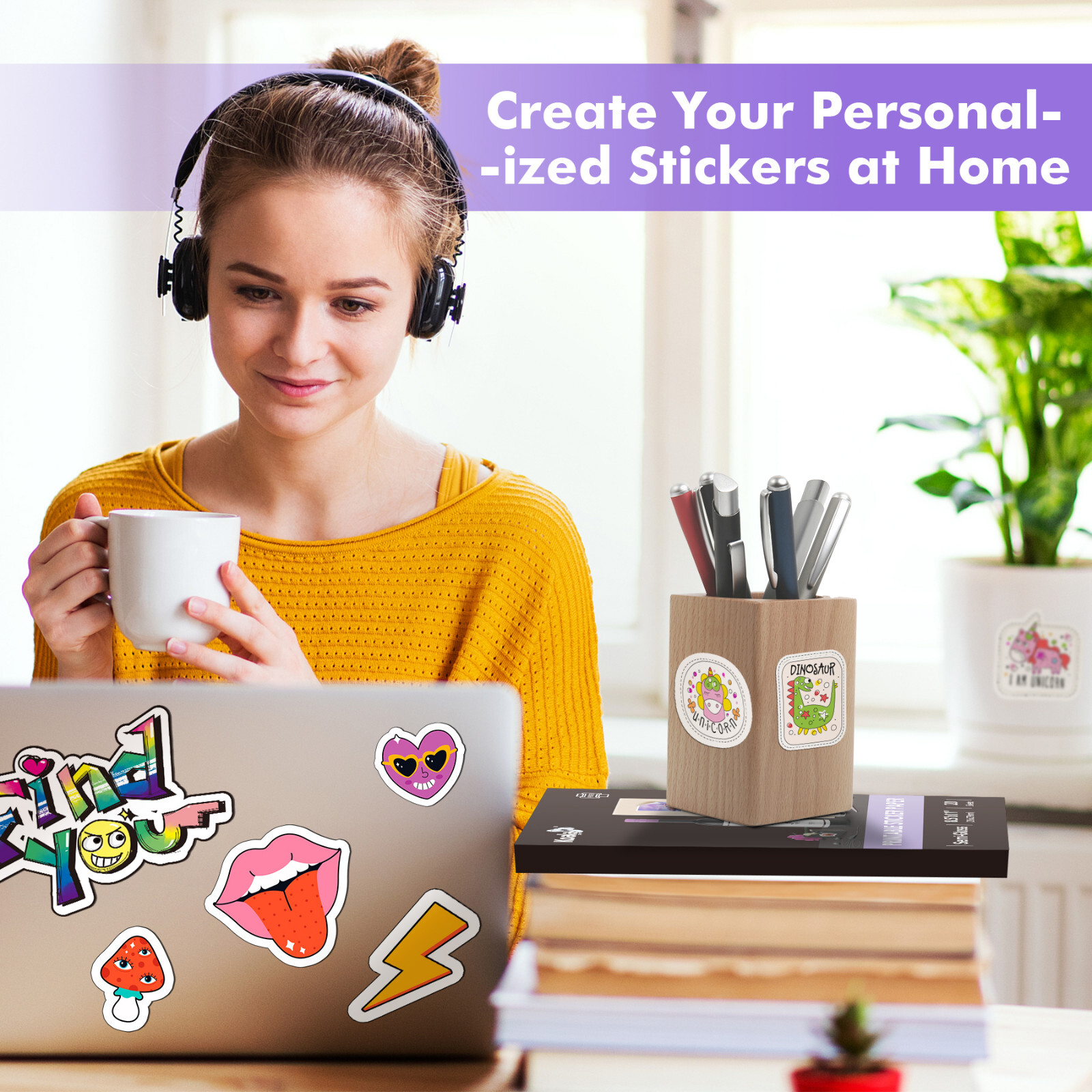 Lot 20-300 Koala Photo Sticker Paper Semi-gloss White for Inkjet & Laser Printer