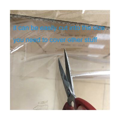 54"x84" Clear Vinyl Tablecloth Protector Plastic Transparent Sheet Table Covers