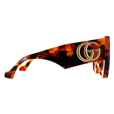 Pre-owned Gucci Sunglasses Gg0956s 007 Havana Brown