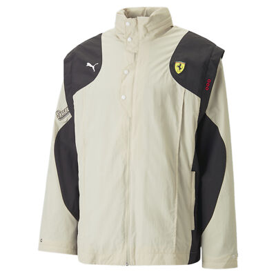 

Мужская спортивная куртка PUMA Scuderia Ferrari, Beige - granola, Auto