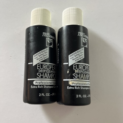 2X Vintage TRESemme European Deep Cleaning Shampoo Concentrate 2 oz DISCONTINUED