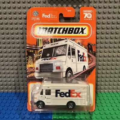 Matchbox 2023 MBX Team FedEx 56/100 White FedEx Express Delivery Truck
