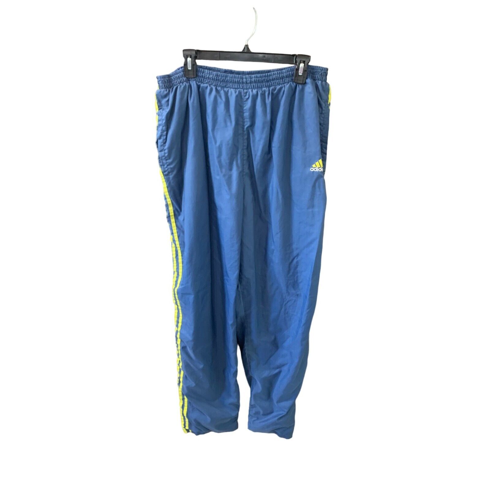 Adidas Vintage Mens Size XL Blue Yellow Tear Away Sweats Adidas Vintage Mens Size XL Blue Yellow Tear Away Sweats