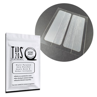 LARGE SURFACE STRIPS, Acne Strips, Rectangular Pimple Patches, FACE SPOT STICKER