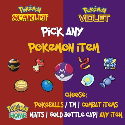  Any Item  AbilityPatch, TM, GoldBottleCap, Held Item - Pokemon Scarlet Violet