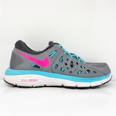 Nike Womens Dual Fusion Run 2 599564-064 Серые кроссовки для бега Размер 8,5