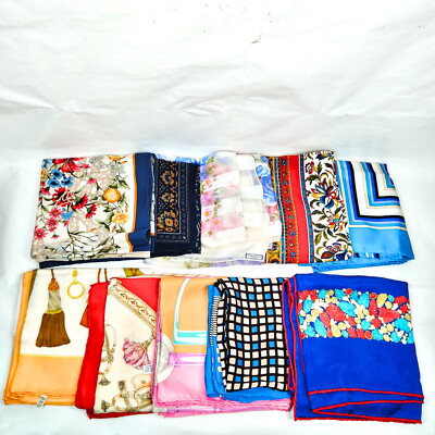 Celine Silk Satin Scarf  10 piece set 571949