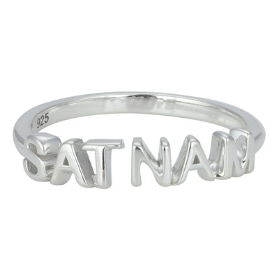 SAT-NAM Ring Handmade Ring in 925 Sterling Silver Ring Size 6 USA