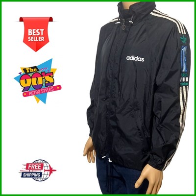 ADIDAS track jacket ONE WORLD limited rare vintage 90s WINDBREAKE jacke veste M