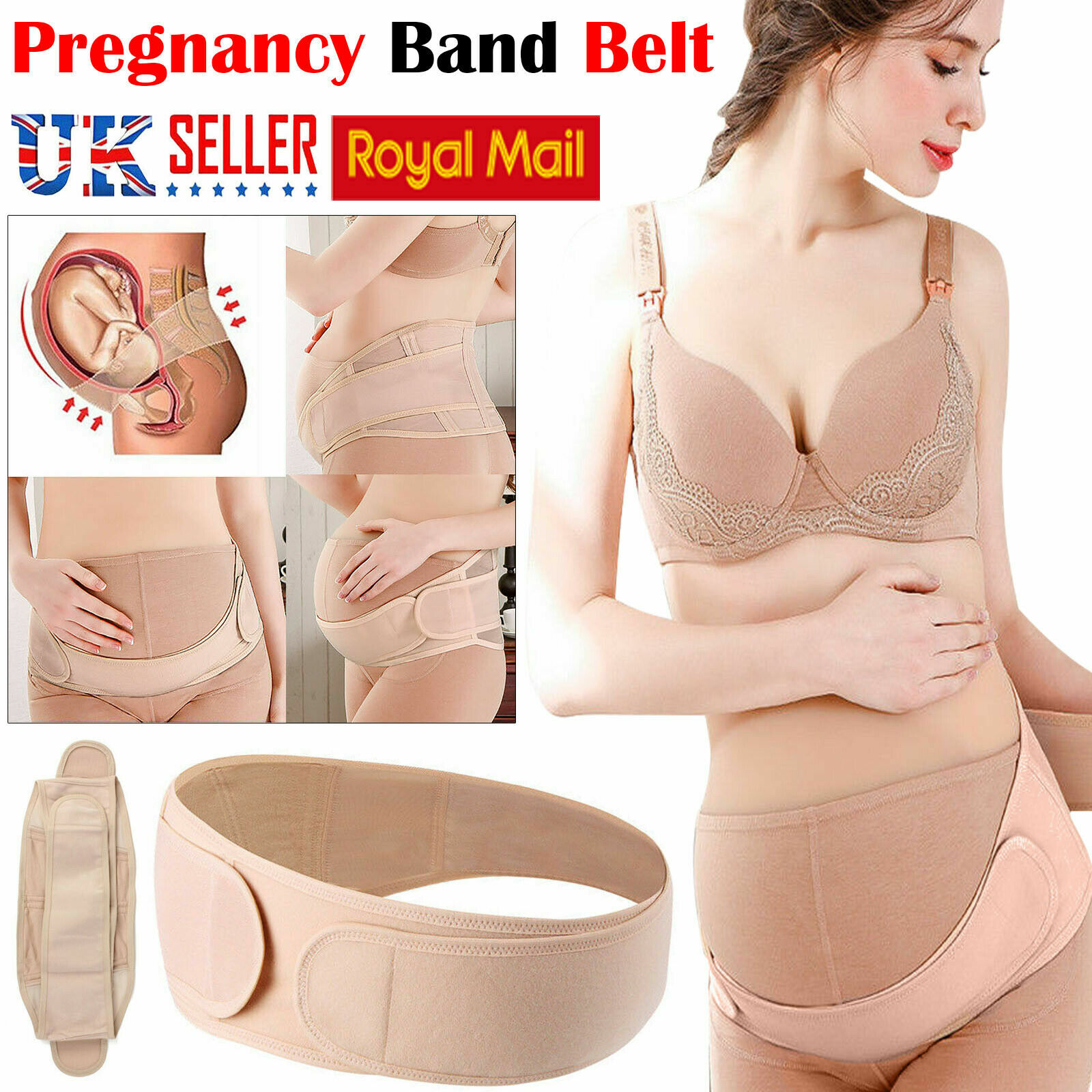 Special Pregnancy Maternity Support Belt Brace Back Bump Belly Band Waist Lumbar