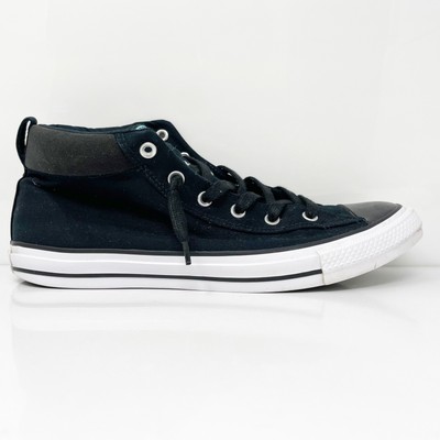 Converse унисекс CTAS Street Mid 146997F черные повседневные кроссовки кроссовки размер M 12 W 14