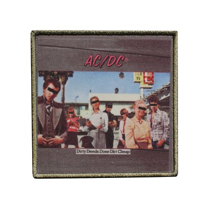 AC/DC Album Art Printed Sew On Patch - Music Band OFFICIALLY LIC 078