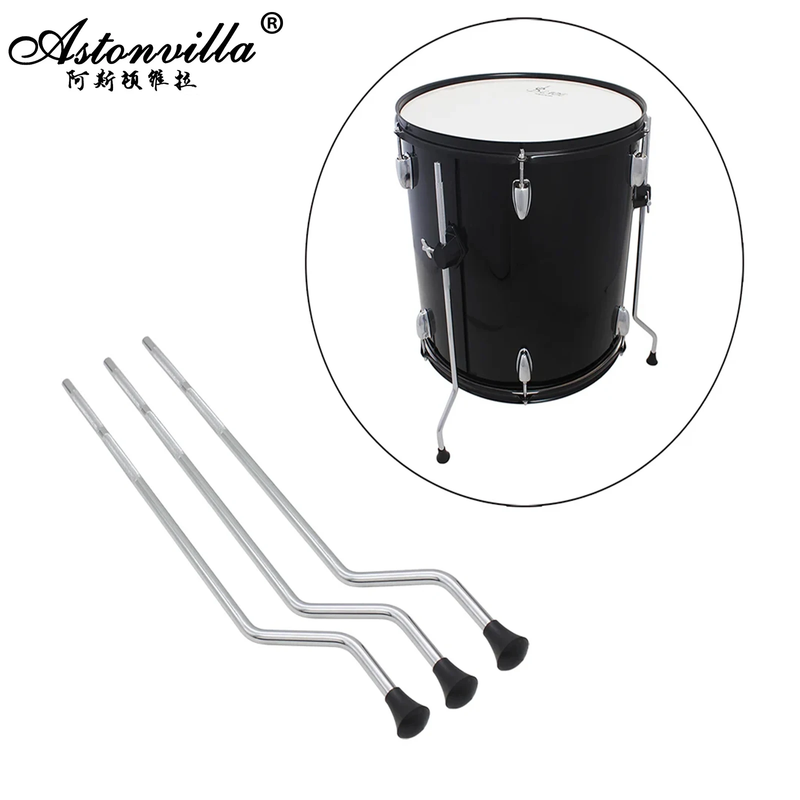 3Pcs Drum legs Tripod Drum Foot Bass Drum Kit Leg High Quality Hardware Percussi