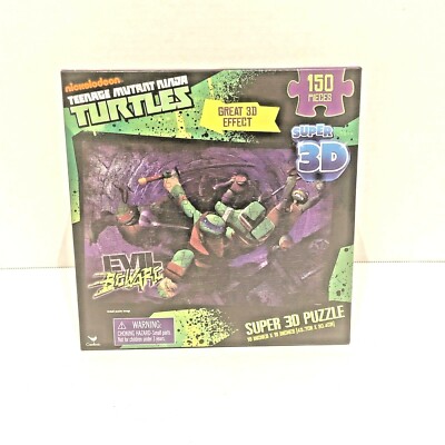 Teenage Mutant Ninja Turtle Puzzle Super 3D 150 pieces -  NEW