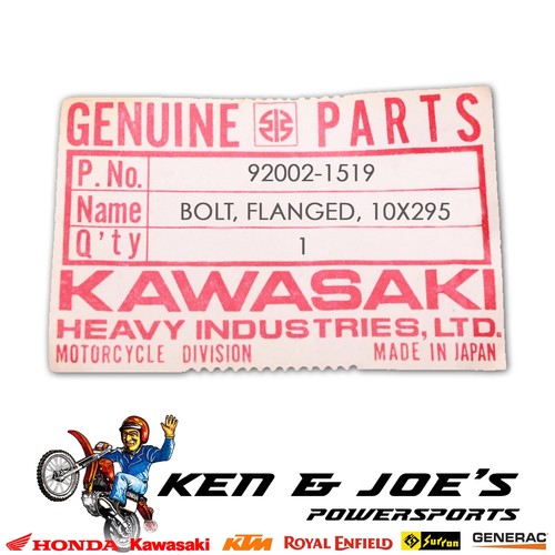 NOS 1986 - 1988 Kawasaki ZX1000 Bolt, Flanged, 10x295 | eBay