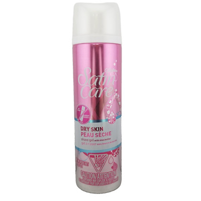 Shave Gel Gillette Satin Care Dry Skin with Shea Butter & Moisturizers / 7 oz.