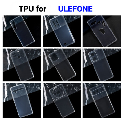 Clear TPU shell cover for ULEFONE - silicone case for all models