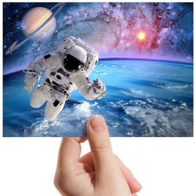 Outer Space Astronaut Galaxy Small Photograph 6'' x 4'' Art Print Photo Gift #8219