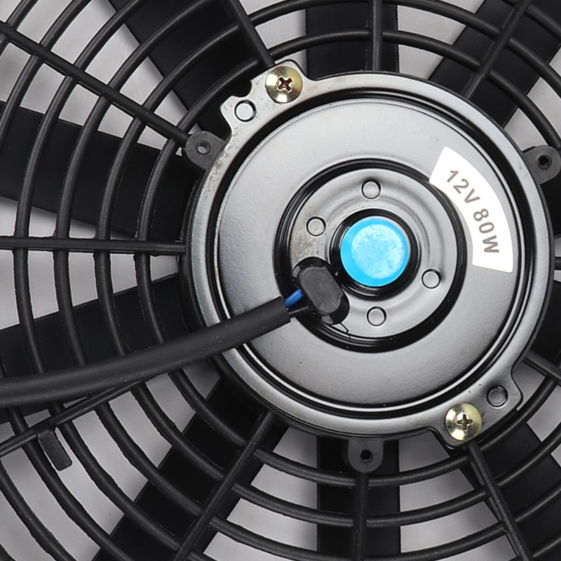 12&quot; UNIVERSAL COOLING STRAIGHT RADIATOR FAN KIT CAR PUSH