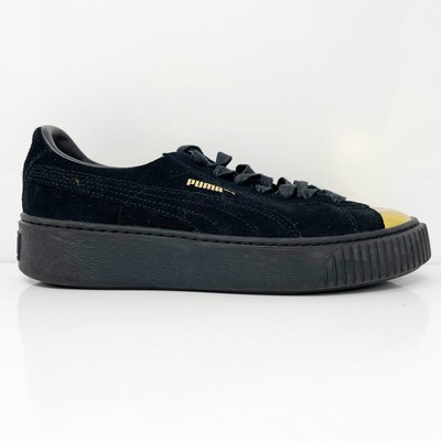 

Puma Womens Suede Platform 362222 02 Черная повседневная обувь Кроссовки Размер 7.5, Черный, Suede Platform