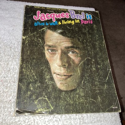 Vocal Selections from JACQUES BREL is Alive and well & Living In Paris 1972 PVC