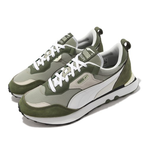 

Мужская повседневная обувь унисекс Puma Rider FV Future Vintage Oliva White 387672-24, Зеленый, Rider Fv Future Vintage