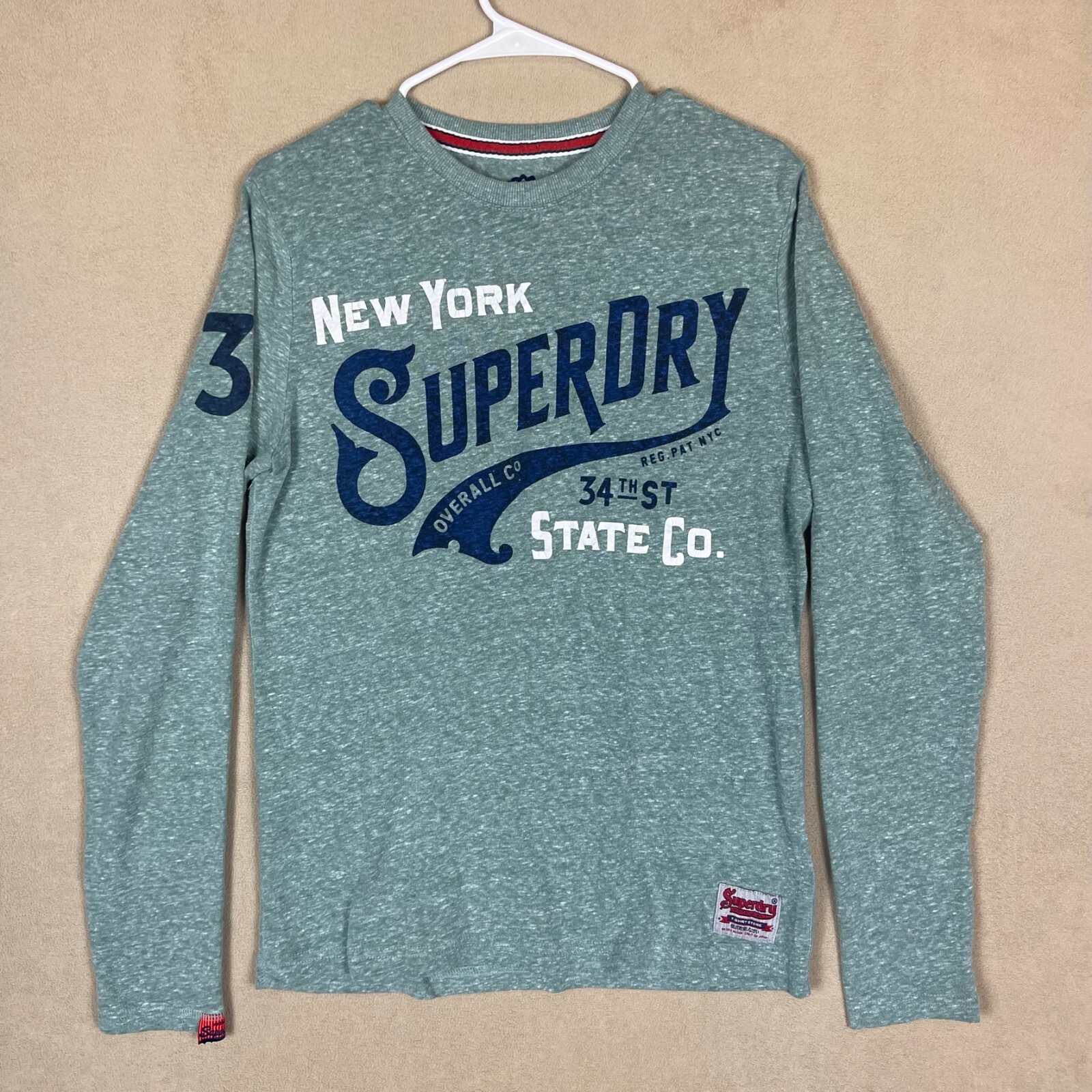 Superdry Spirit Of Japan Graphic Long Sleeve T-Shirt Mens M