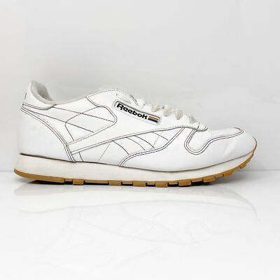 

Reebok Mens Classic EG7401 Белая повседневная обувь Кроссовки Размер 9.5, Белый, Classic